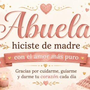 Taza Abuela Hiciste de Madre con el Amor Más Puro