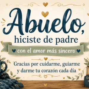 Taza Abuelo Hiciste de Padre con el Amor Más Sincero
