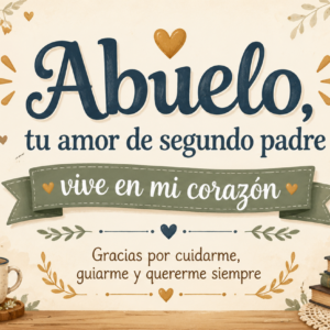 Taza Abuelo Tu Amor de Segundo Padre Vive en Mi Corazón