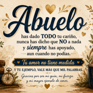 Taza Abuelo Tu Amor No Tiene Medida