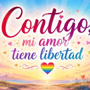 Taza Contigo Mi Amor Tiene Libertad