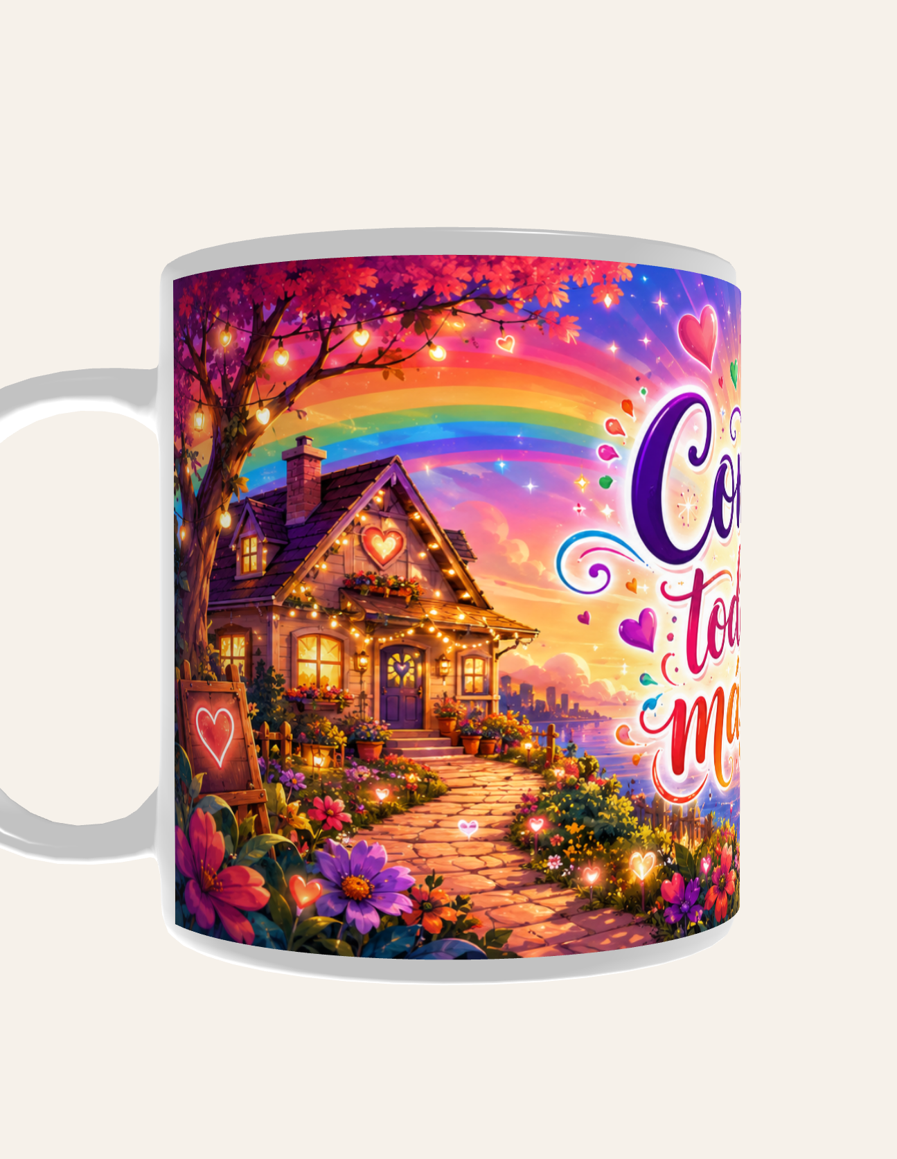 Taza Contigo Todo Tiene Más Color - Imagen 2