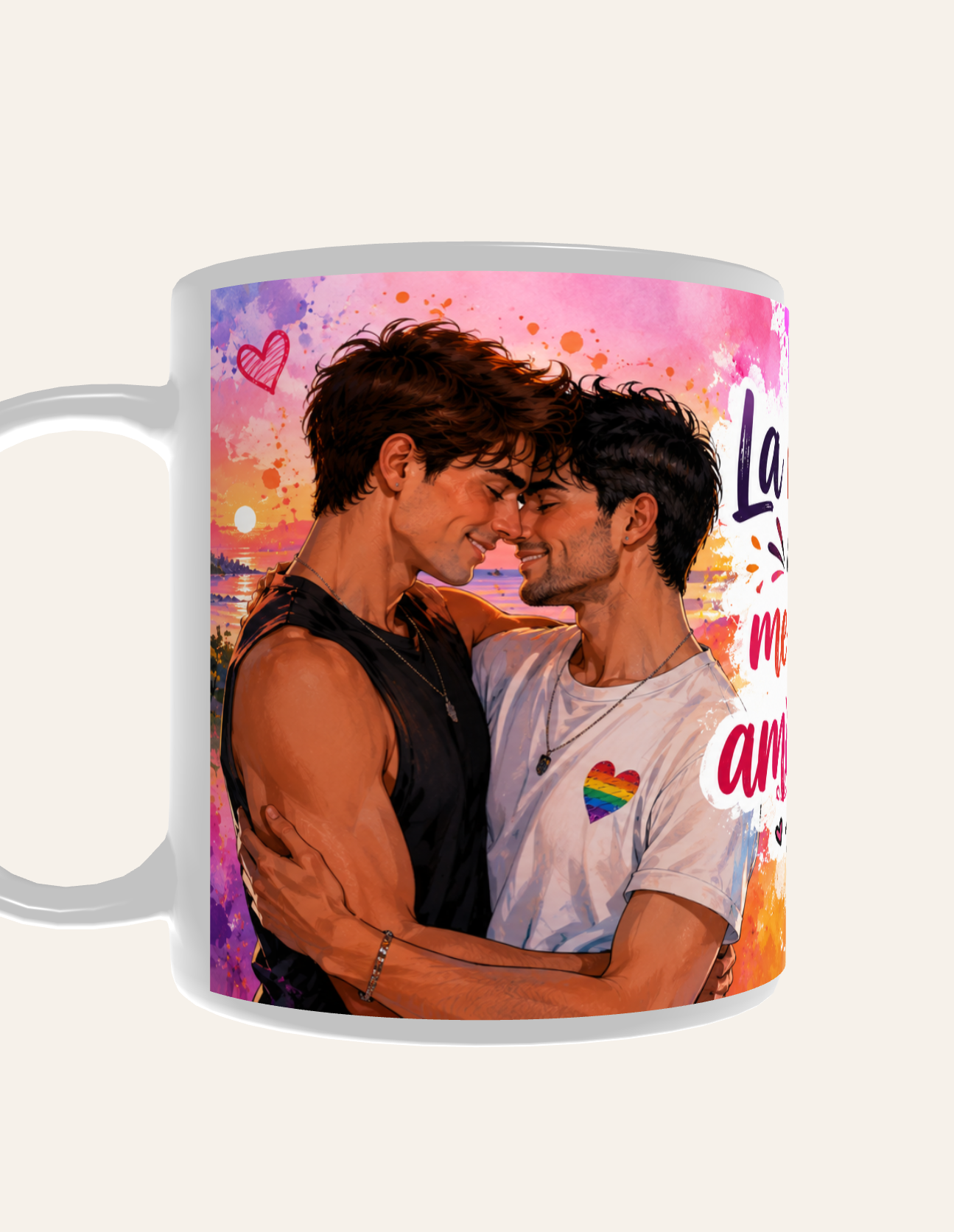 Taza La Naturaleza No Se Equivoca Me Hizo Así para Amarte Sin Miedo - Imagen 2