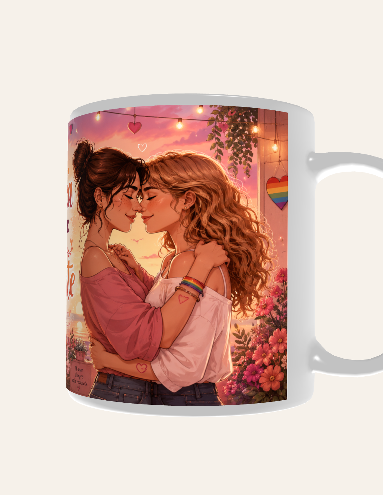 Taza La Naturaleza No Se Equivoca Me Hizo Así para Amarte Sin Miedo - Imagen 4
