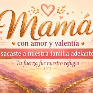 Taza Mamá Con Amor y Valentía Sacaste a Nuestra Familia Adelante