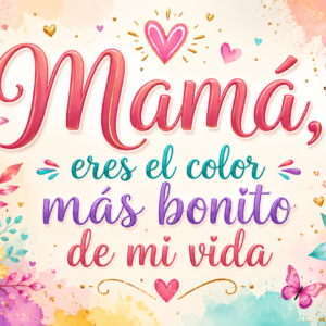 Taza Mamá Eres el Color Más Bonito de Mi Vida