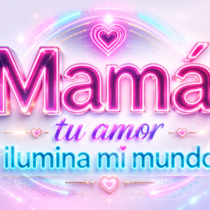 Taza Mamá Tu Amor Ilumina Mi Mundo