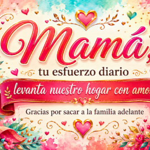 Taza Mamá Tu Esfuerzo Diario Levanta Nuestro Hogar con Amor
