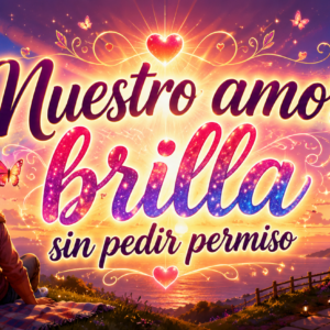 Taza Nuestro Amor Brilla Sin Pedir Permiso