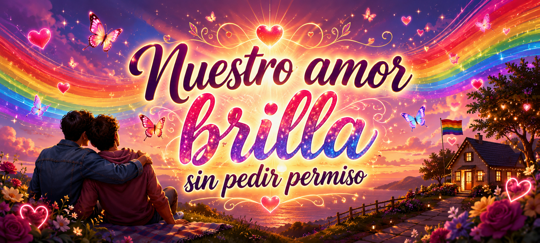 Taza Nuestro Amor Brilla Sin Pedir Permiso
