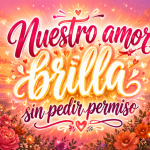 Taza Nuestro Amor Brilla Sin Pedir Permiso