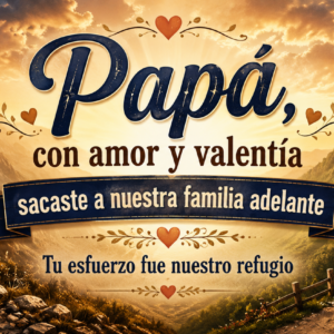 Taza Papá Con Amor y Valentía Sacaste a Nuestra Familia Adelante
