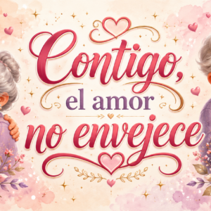Taza Contigo el Amor No Envejece