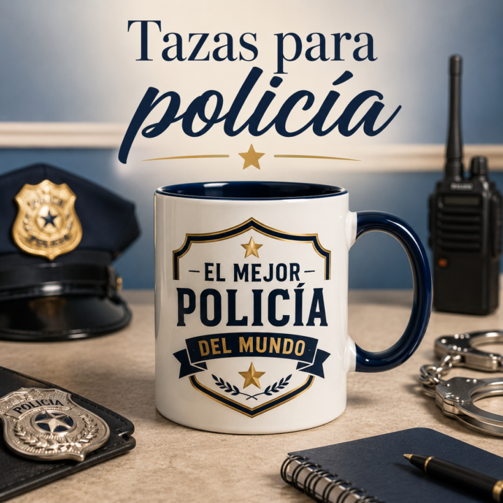 Tazas para policías