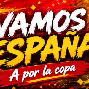 Taza Vamos España – A por la Copa | Diseño Futbolero Rojo y Amarillo