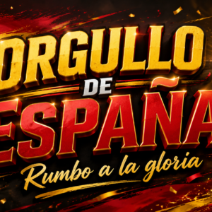 Taza Orgullo de España – Rumbo a la Gloria | Diseño Futbolero con Copa y Bandera